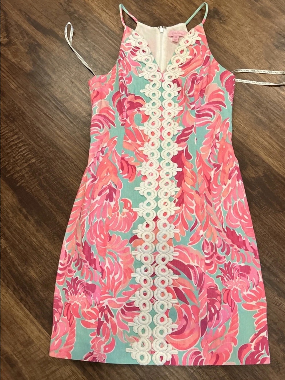 Lilly Pulitzer Pink Love Birds Shift Dress Size 00